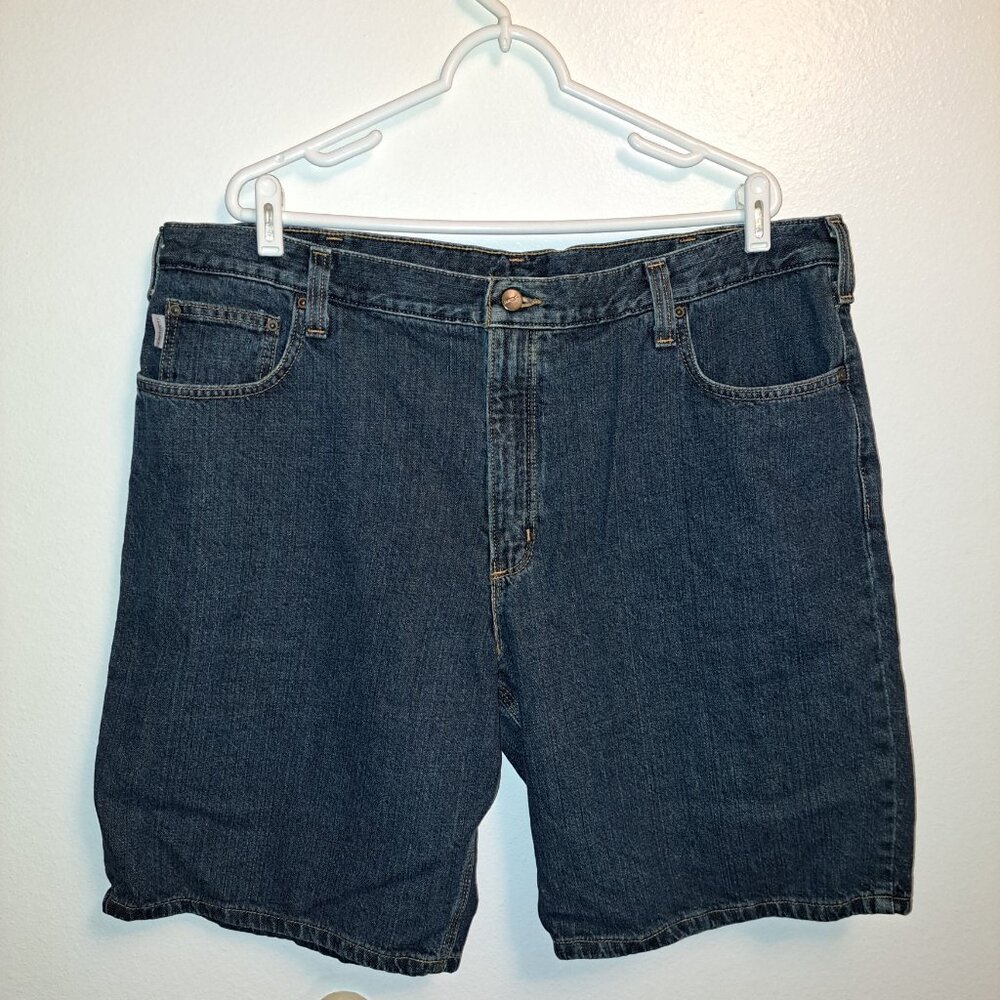 Carhartt Relaxed Fit 5 Pocket Denim Jean Shorts  size 42 - Picture 5 of 8